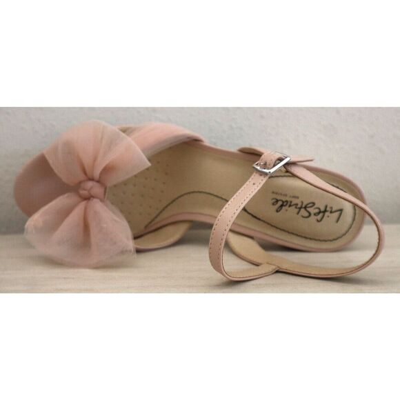 LifeStride Women Sz 8.5W True Blush Pink Synthetic Last Dance Dress Sandals - Picture 8 of 11